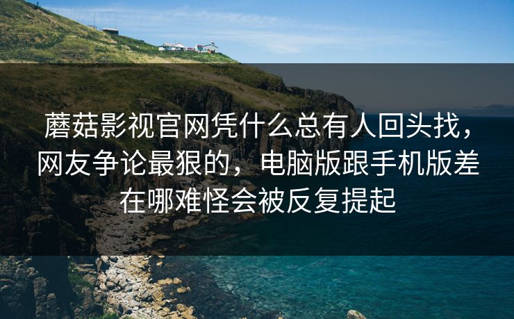 蘑菇影视官网凭什么总有人回头找，网友争论最狠的，电脑版跟手机版差在哪难怪会被反复提起